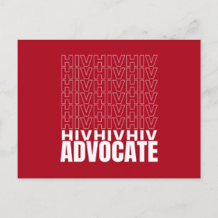 HIV HIV Advocate Briefkaart