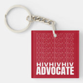 HIV HIV Advocate Sleutelhanger (Voorkant)