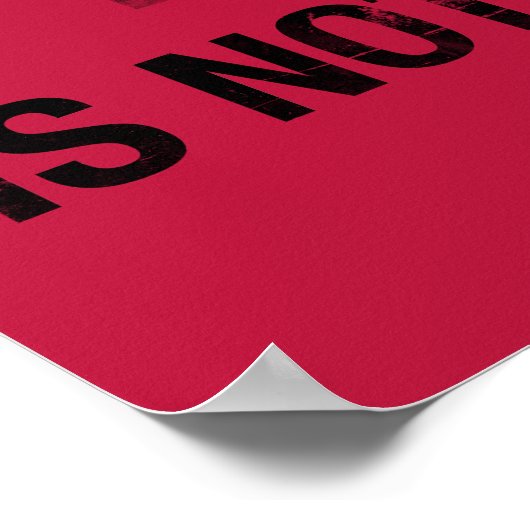 HIV is geen misdaad - HIV AIDS Awareness Poster (Hoek)