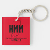 HIV Moderniseringsbeweging Indiana Sleutelhanger (Achterkant)