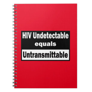 HIV Niet-detecteerbaar is gelijk aan HIV Niet-over Notitieboek