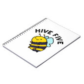 Hive Five Funny High Five Bij PUn Notitieboek (Linkerzijde)