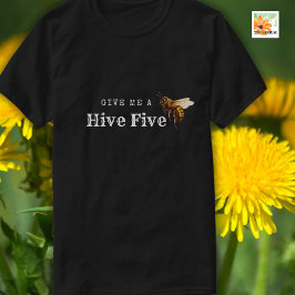 HIVE Vijf bijenhouder cadeau honing liefhebber T-shirt
