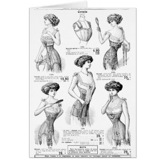 Hiver 1909-1910 de Paris d'annonce de corset