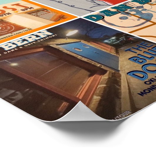 Hiver 2024 Tour Poster Collage (Coin)