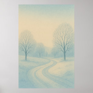 Hiver 4, Neige tourbillonnante, Impression saisonn