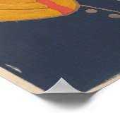 Hiver à Davos Suisse Vintage Affiche de ski (Coin)