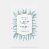 Hiver à feuillage persistant bleu épicéa art maria (Recto)