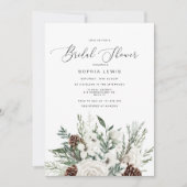 Hiver à feuillage persistant élégante invitation à (Devant)