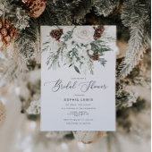 Hiver à feuillage persistant élégante invitation à