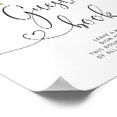 Hiver à feuillage persistant Livre d'or Poster (Coin)