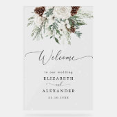 Hiver à feuillage persistant mariage élégant (Recto)