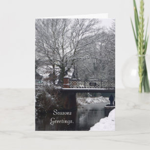 Hiver à la carte de pont en four