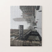 Hiver à New York Snowstorm Photo Puzzle (Vertical)