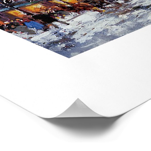 Hiver à Paris. Impression fine (Coin)