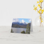 Hiver à Whiskeytown Lake/ Noël ..... Carte (Fleur jaune)