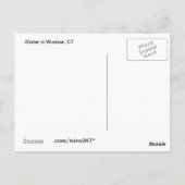 Hiver à Windsor, carte postale CT (Dos)