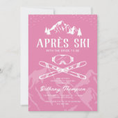 Hiver après Ski Bachelorette Invitations (Devant)