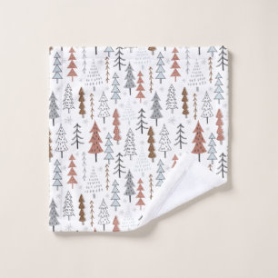 Hiver Arbres lave linge