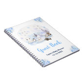 Hiver Arctic Animaux Baby shower Livre d'or (Côté Droit)
