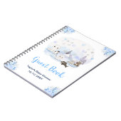 Hiver Arctic Animaux Baby shower Livre d'or (Côté gauche)