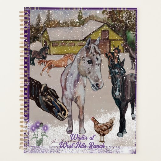 hiver au ranch west hills (Devant)