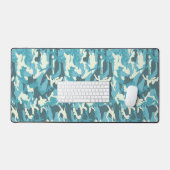 Hiver Camo bleu Camouflage militaire Forces armées (Clavier et souris)