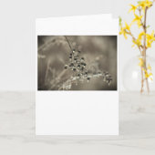 Hiver, carte (Fleur jaune)