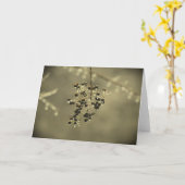 Hiver, carte (Fleur jaune)