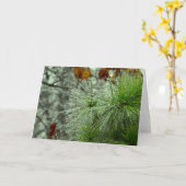 Hiver, carte (Fleur jaune)