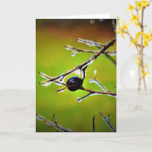 Hiver, carte (Fleur jaune)