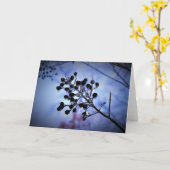 Hiver, carte (Fleur jaune)