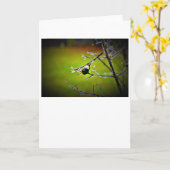 Hiver, carte (Fleur jaune)