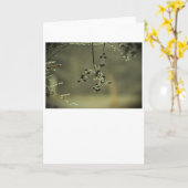 Hiver, carte (Fleur jaune)