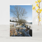 Hiver Carte Forêt Macclesfield (Fleur jaune)