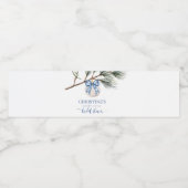 Hiver Chinoiserie Bow Fête des mariées Étiquette b (Étiquettes simples)