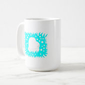 Hiver Coeur de neige - Mug (Devant gauche)