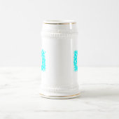 Hiver Coeur de neige Stein Mug (Centre)