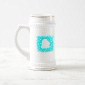 Hiver Coeur de neige Stein Mug (Gauche)