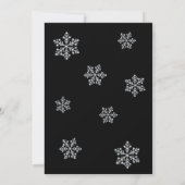 Hiver Cristal Sweet 16e anniversaire Invitation no (Dos)