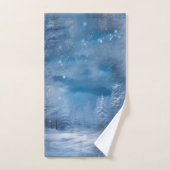 HIVER dans un monde de conte de fées (Serviette à main)