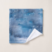 HIVER dans un monde de conte de fées (Gant de toilette)