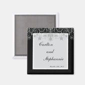 Hiver Diamond Mariage Magnet Favoriser (Recto/Verso)