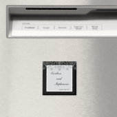 Hiver Diamond Mariage Magnet Favoriser (In Situ (Lave-vaisselle))