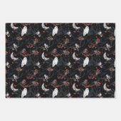 hiver émerveillement feuilles papier d'emballage d (Devant 2)