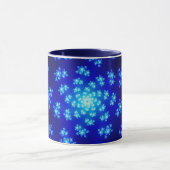 Hiver Floral arrosent Mug (Centre)
