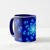 Hiver Floral arrosent Mug (Devant gauche)