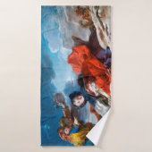 Hiver, Fragonard (Serviette de bain)