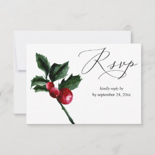 Hiver Holly Berry & Verdure avec Repas RSVP