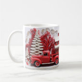 Hiver Homestead Noël Fête Mug (Gauche)